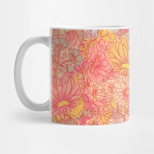 Summer pinks and yellows Mug